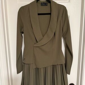 ASOS Khaki Blazer Dress
